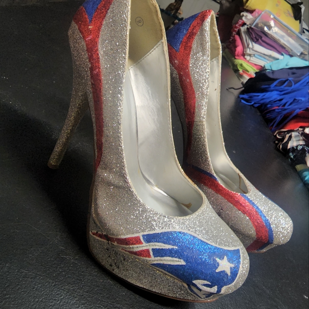 Heels custom made New England Patriots